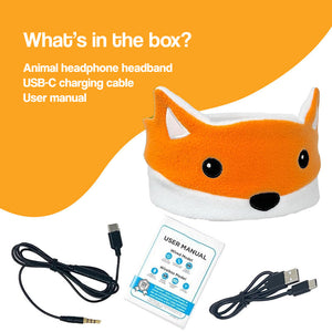 CozyTunes Ultra-Soft Animal Audio Learning Headband