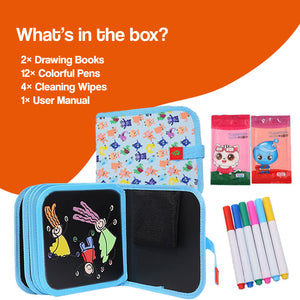 MagicWipe Reusable Mess-Free Drawing Book
