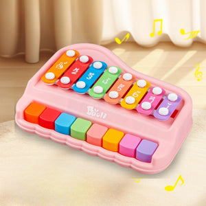 Kids Wooden Eight-Tone Percussion Xylophone Educational Toy