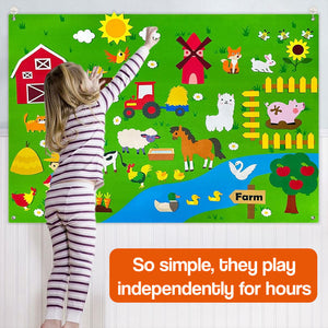 FarmPlay Velcro Learning Board Duo