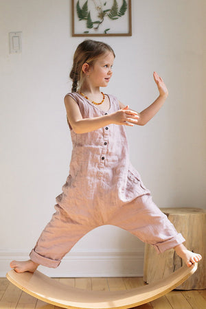 Drewniana deska do balansowania Montessori