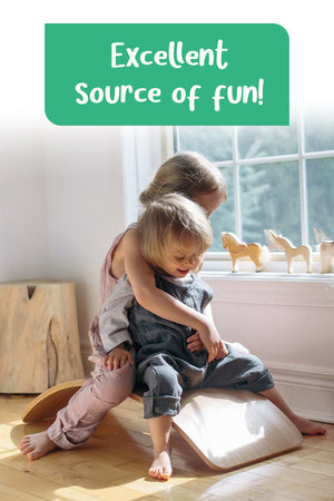 Drewniana deska do balansowania Montessori