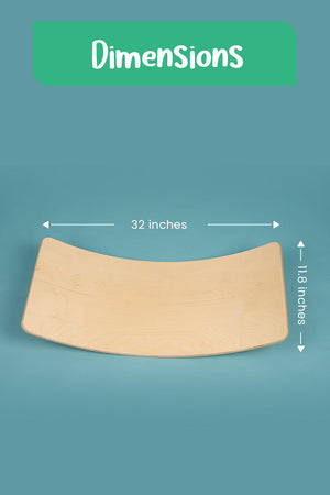 Drewniana deska do balansowania Montessori