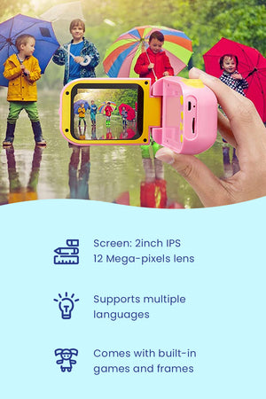 CYFROWY APARAT ZABAWKOWY DLA DZIECI I KAMERA WIDEO