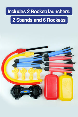 Podwójna zabawka-wyrzutnia rakiet