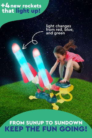 Podwójna zabawka-wyrzutnia rakiet