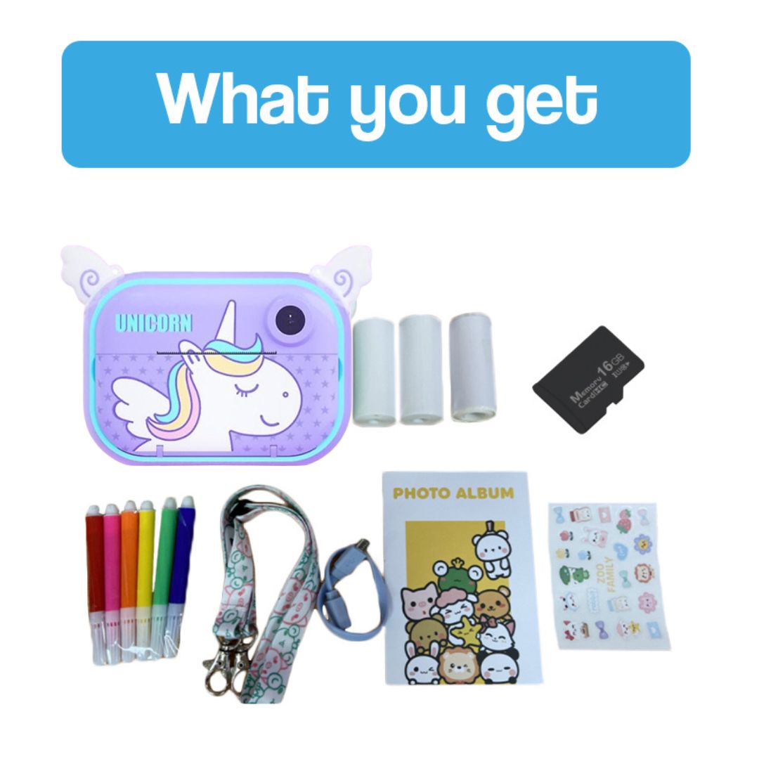 APARAT FOTOGRAFICZNY Z NATYCHMIASTOWYM WYDRUKIEM DLA DZIECI