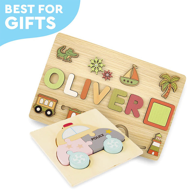 Custom Name Montessori Wooden Board