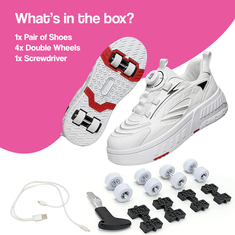 2-in-1 Convertible Skate Shoes