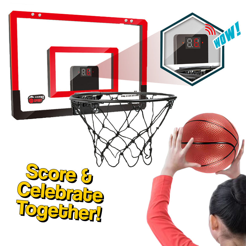 LED Pro Foldable Basketball Hoop with Digital Scoreboard
