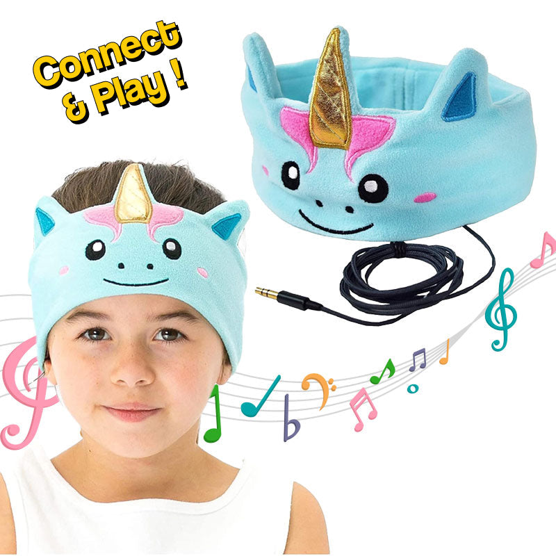 CozyTunes Ultra-Soft Animal Audio Learning Headband