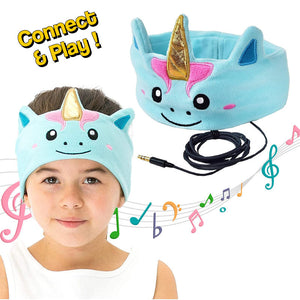 CozyTunes Ultra-Soft Animal Audio Learning Headband