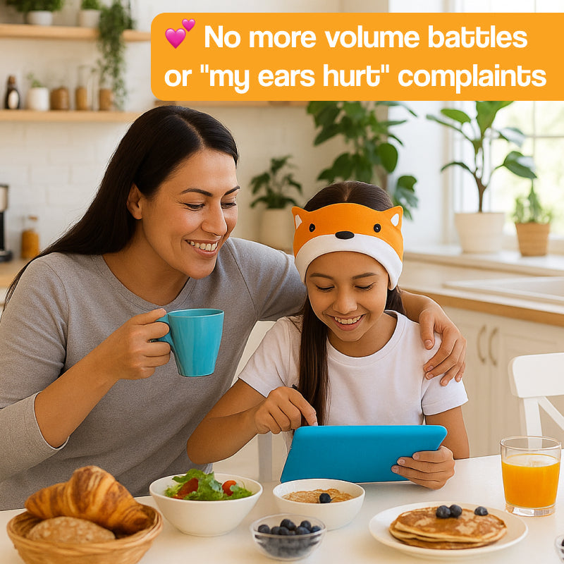 CozyTunes Ultra-Soft Animal Audio Learning Headband