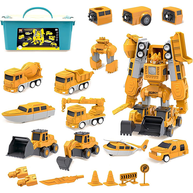 Click & Snap Magnetic Transformer Construction Set