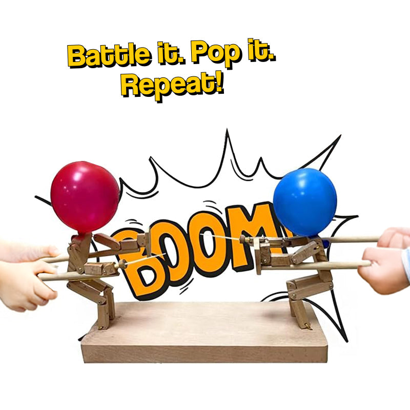 PopWars Balloon Fencing Wooden Set