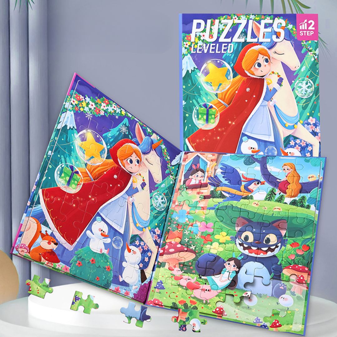 Advanced Magnetic Puzzle Book for Kids