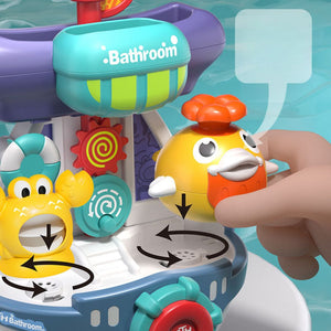 Spinning Water-Spraying Bath Toy for Fun Play