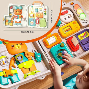 Busy Board Montessori Educational Toy for Infants