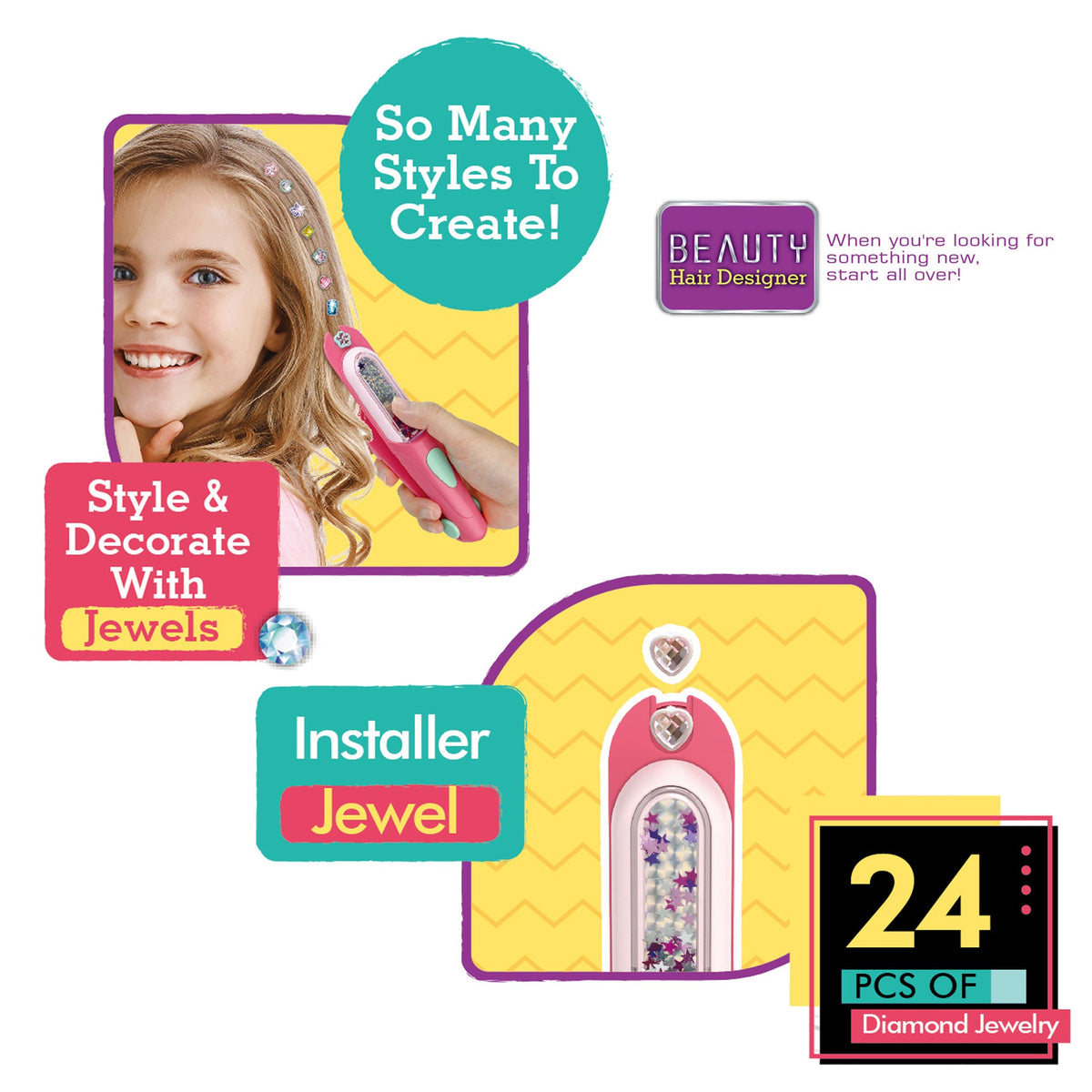 DIY Bead Machine and Hair Dye Stick Set