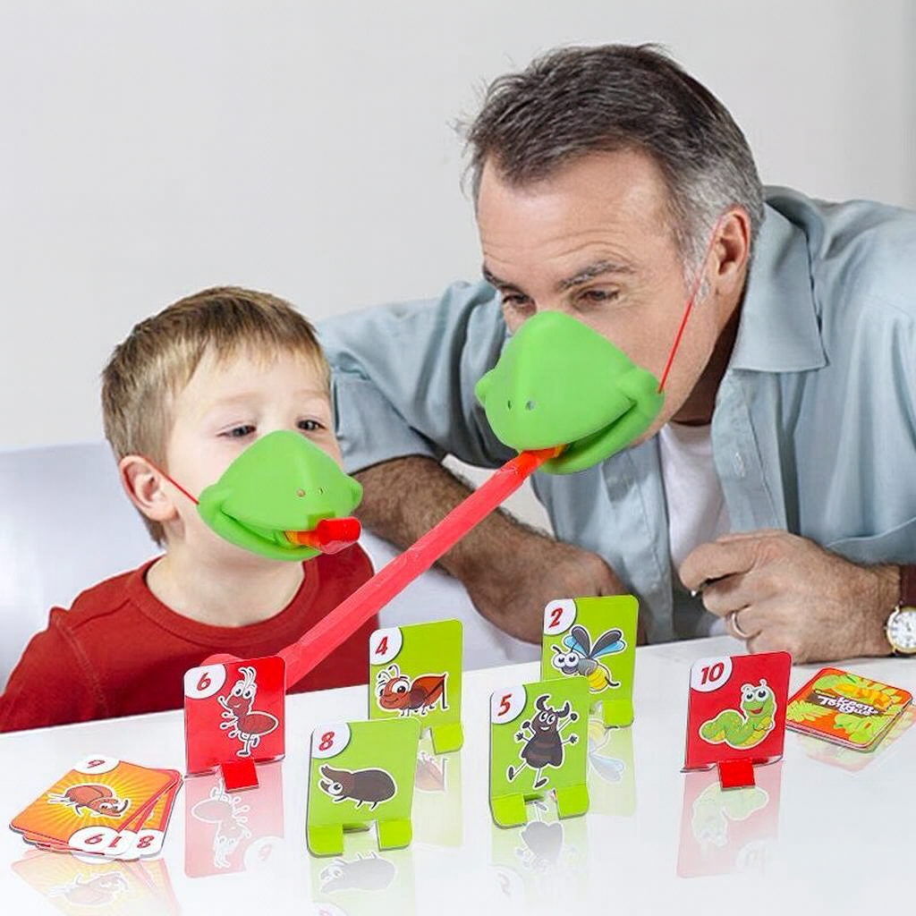 Frog Mouth Tongue-Out Table Game
