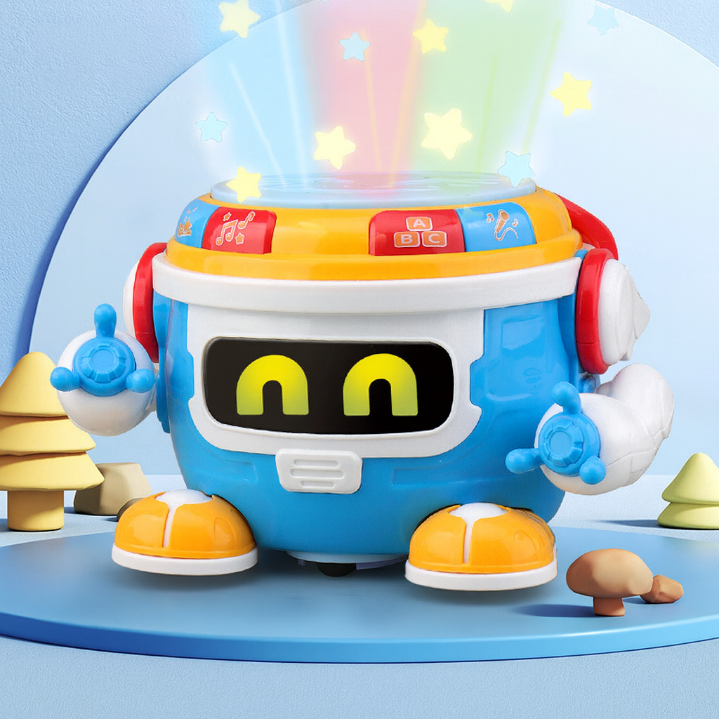 Multifunctional Electric Robot Baby Hand Drum