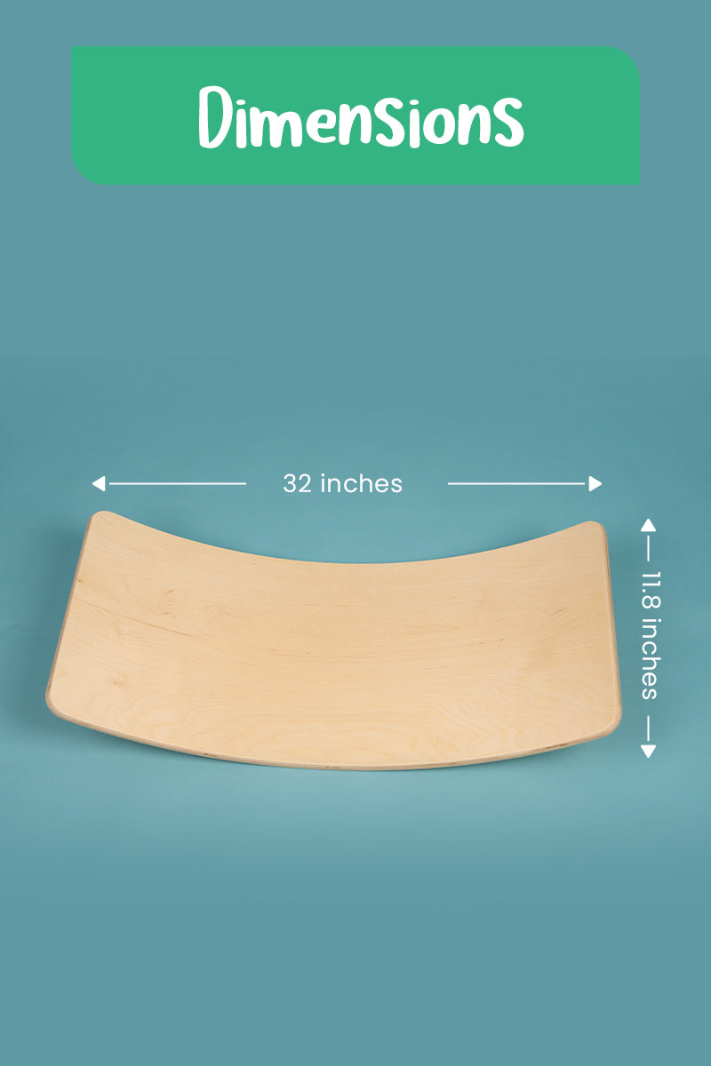 Drewniana deska do balansowania Montessori