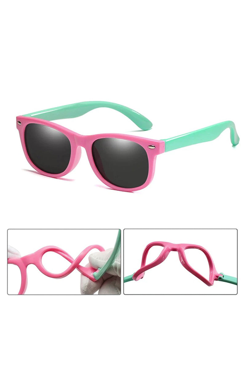 BEZPIECZNE NA SŁOŃCU: Polaryzacyjne i elastyczne okulary przeciwsłoneczne dla dzieci