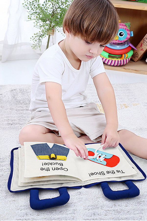 Moja Pierwsza Przenośna Książka Montessori z Zabawnymi Aktywnościami