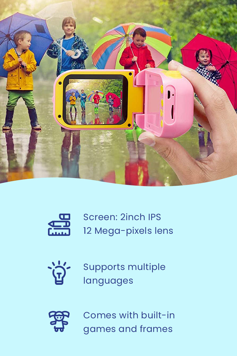 CYFROWY APARAT ZABAWKOWY DLA DZIECI I KAMERA WIDEO